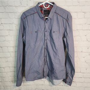 Men's Eight X Premium "Slim Fit" longsleeve button-down shirt, size small